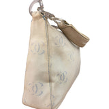 Chanel Light Washed Denim CC Canvas Logo Shoulder Bag 2002