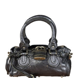 Chloé Grey Metallic Small Paddington Handbag