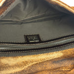 Fendi Pony Hair/Leather Trim Baguette