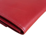 Fendi Red Leather Long Wallet