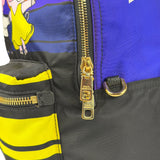 Dolce & Gabbana Multicolor Nylon Leather Trim Super Pig Cartoon Backpack