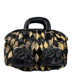 Dolce & Gabbana Miss Curly Python Patchwork Handbag