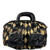 Dolce & Gabbana Miss Curly Python Patchwork Handbag