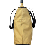 Gucci Vintage Brown Canvas Zip Tote