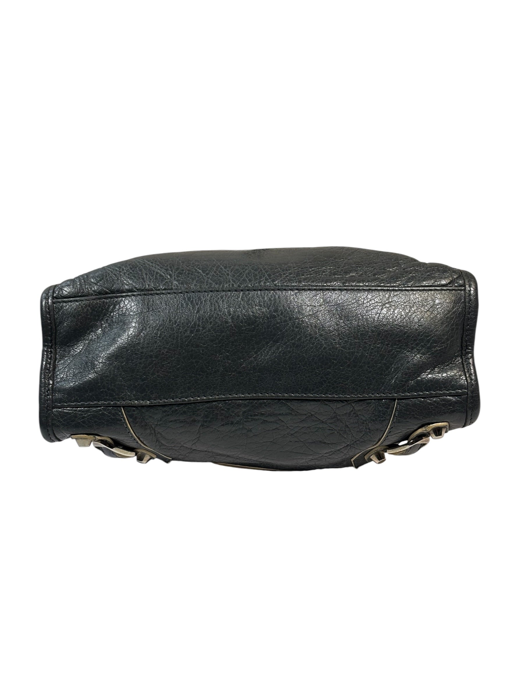 Balenciaga Charcoal Le City Small Two-Way Bag