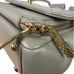 Chanel Grey Quilted Leather Mini Business Affinity Flap Bag 2019