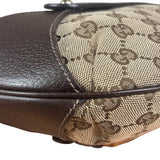 Gucci GG Canvas Bamboo Horsebit Amalfi Hobo