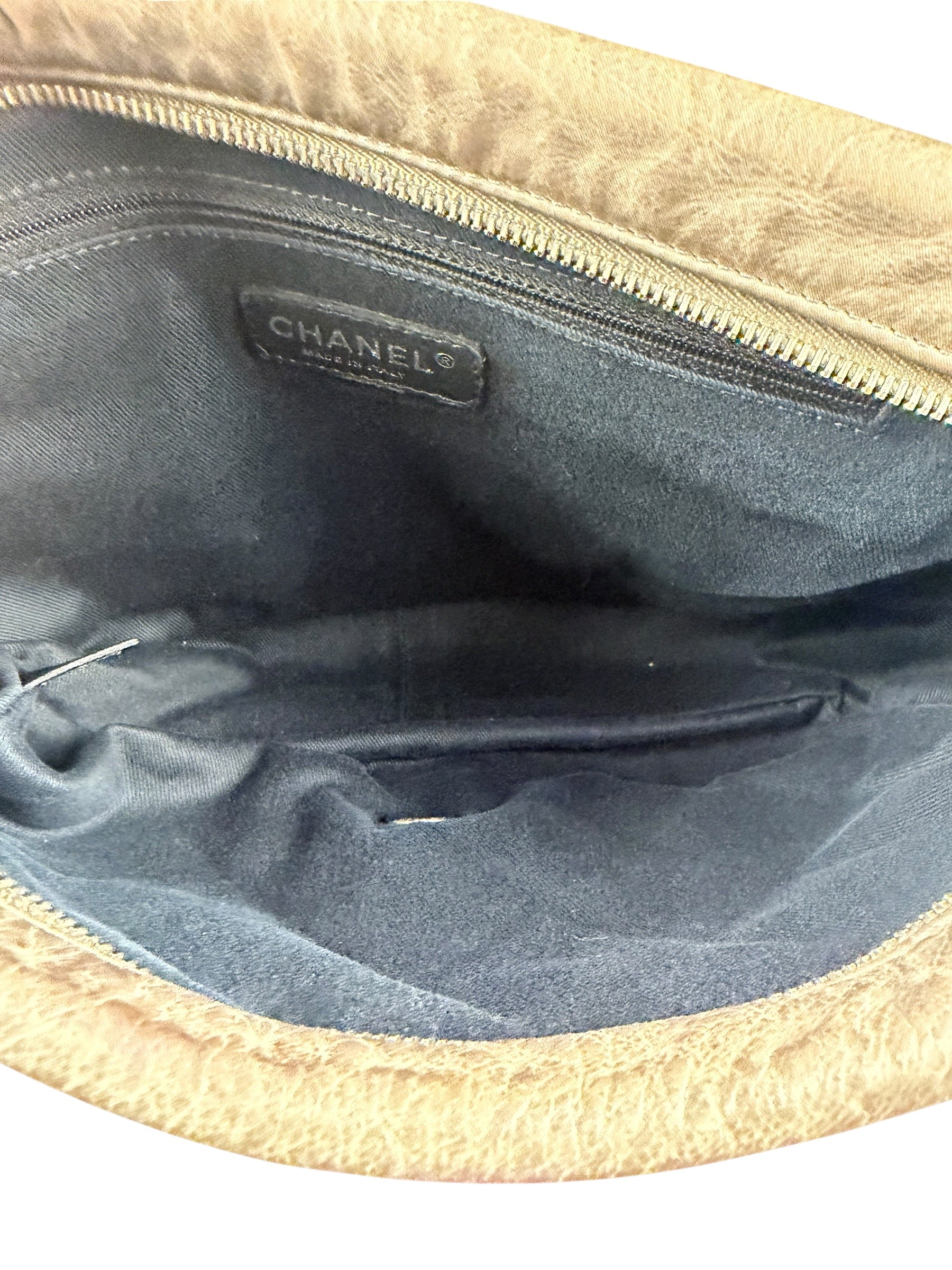 Chanel Bicolor Quilted Leather Chain Flap Bag 2011