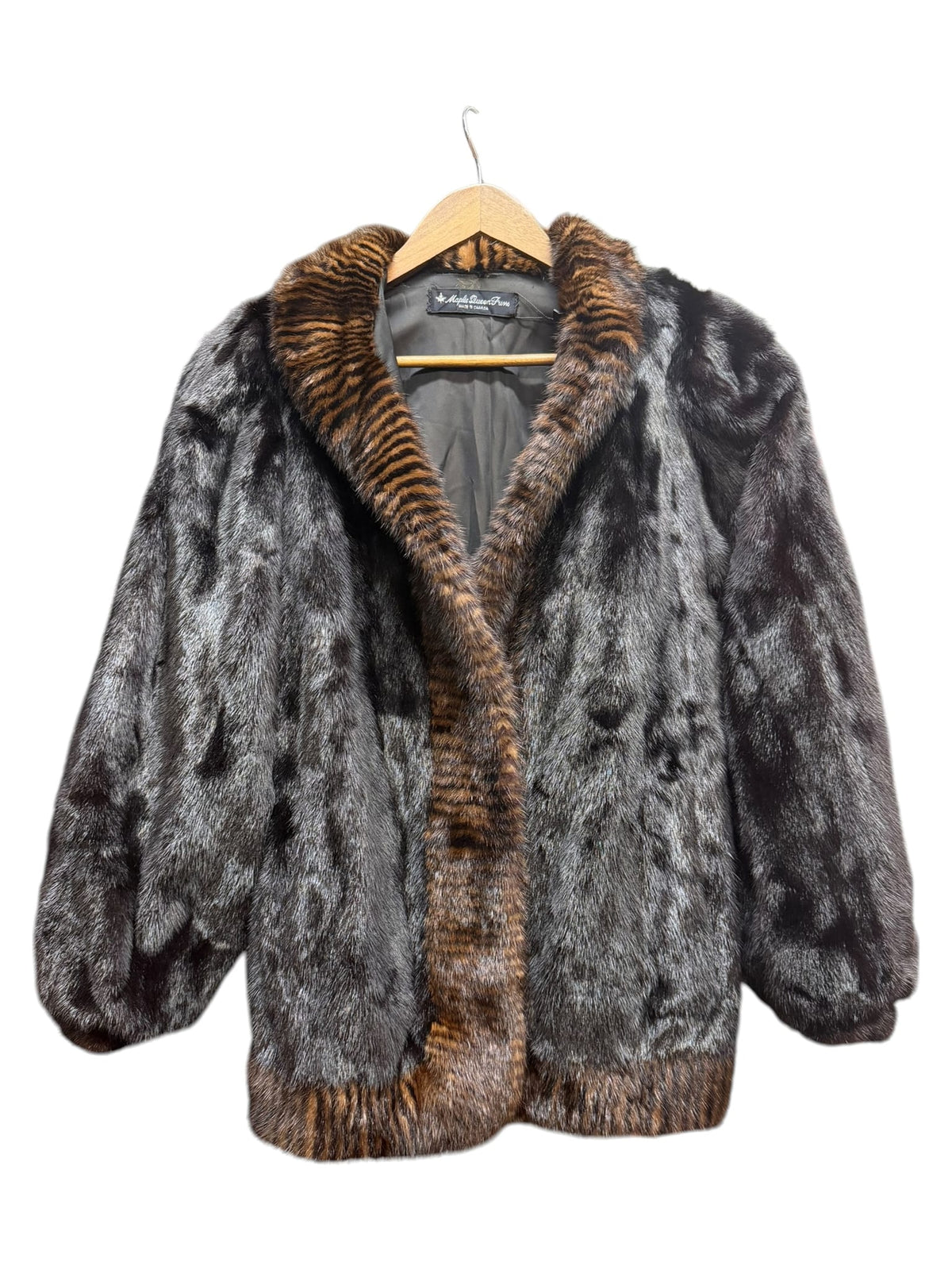 Vintage Maple Queens Dark Brown Mink Fur