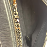 Fendi Navy/Red Leather Trim/Suede Dotcom Striped Two-Way Bag