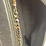 Fendi Navy/Red Leather Trim/Suede Dotcom Striped Two-Way Bag