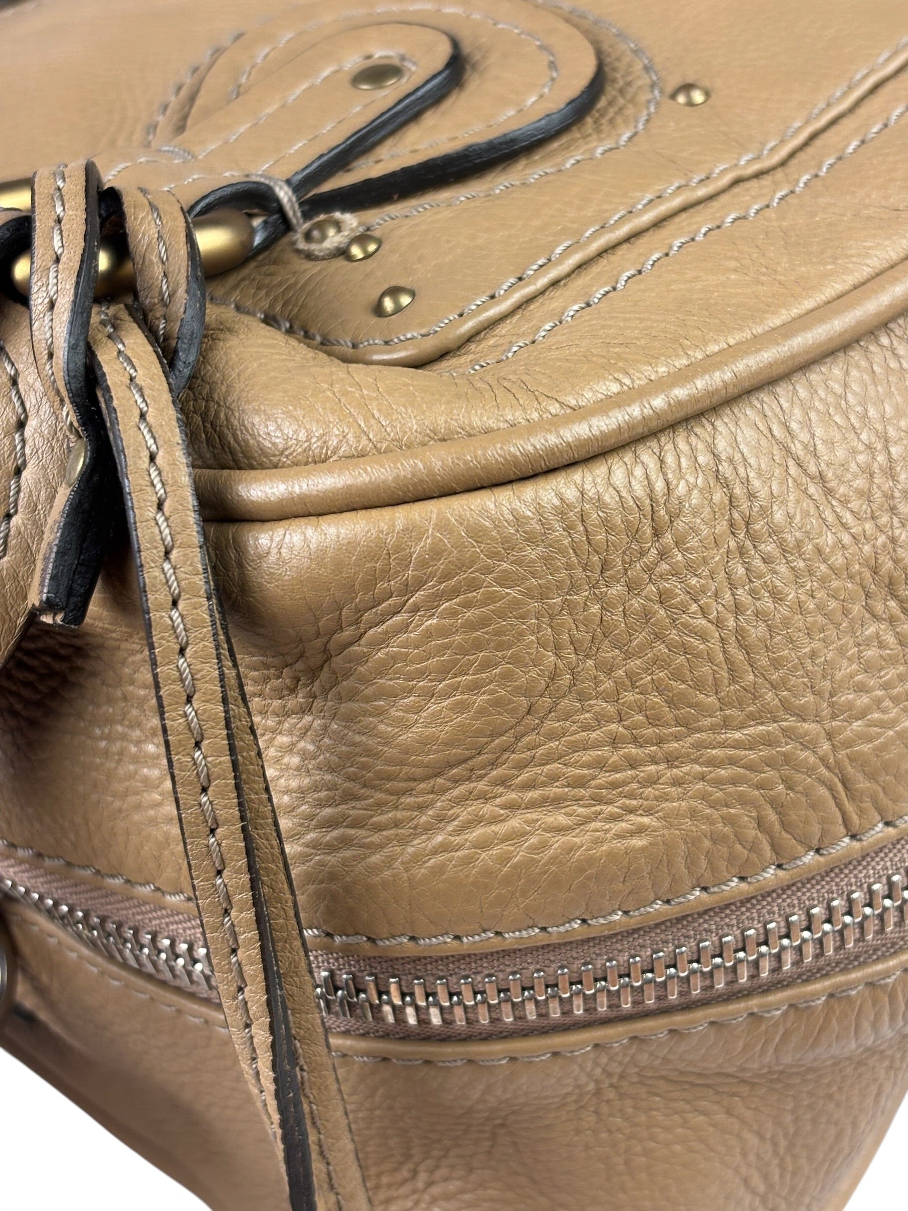 Chloe Brown Leather Paddington Shoulder Bag