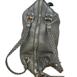 Gucci Supple Gray Bamboo Bar Medium Shoulder Bag