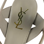 Saint Laurent King Palm Heels Beige