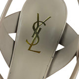 Saint Laurent King Palm Heels Beige