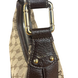Gucci GG Canvas Bamboo Horsebit Amalfi Hobo