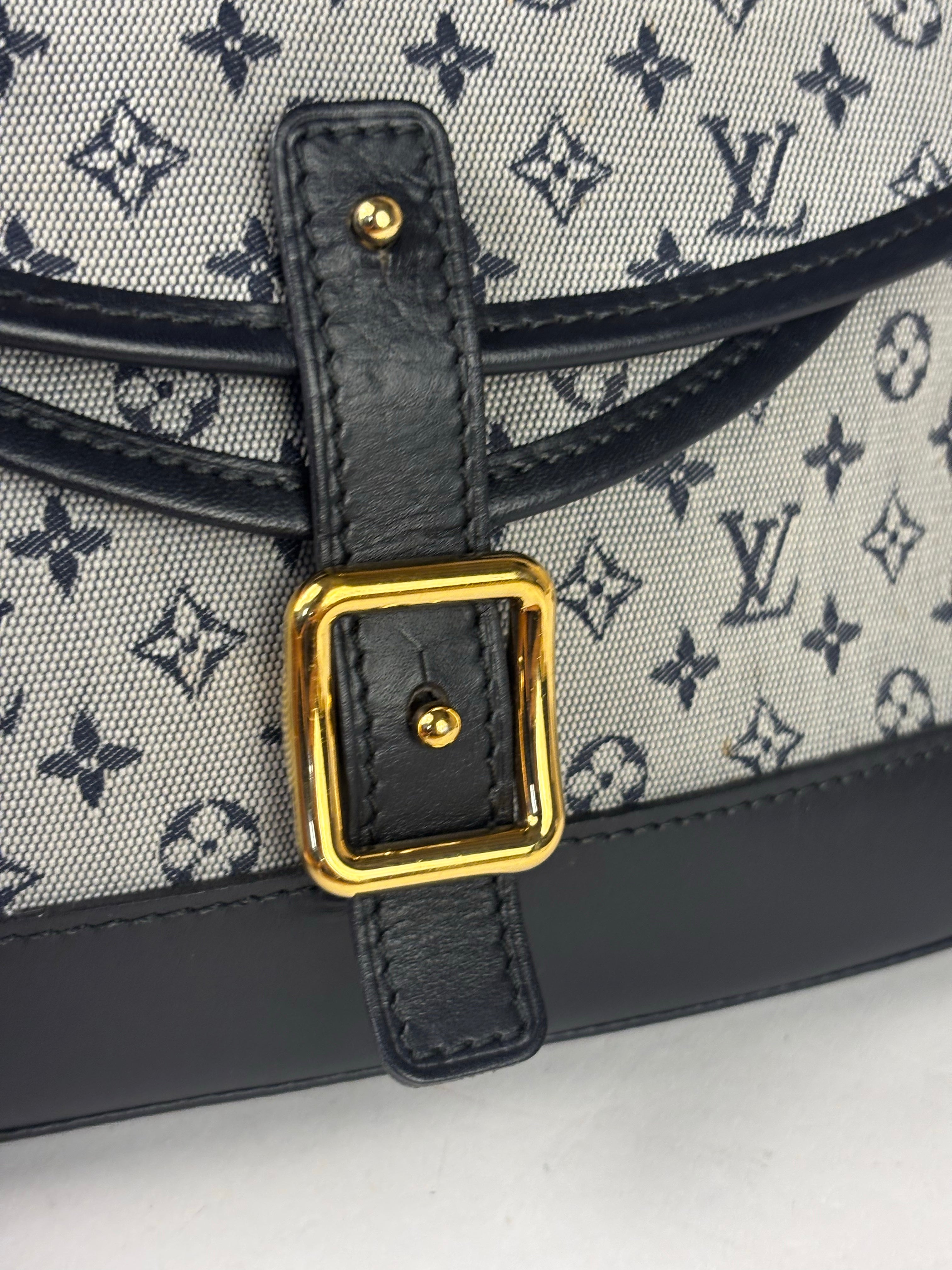 Louis Vuitton Grey/Black Monogram Marjorie Pochette