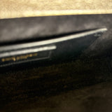 Saint Laurent Textured Metallic YSL Kate Clutch Bag