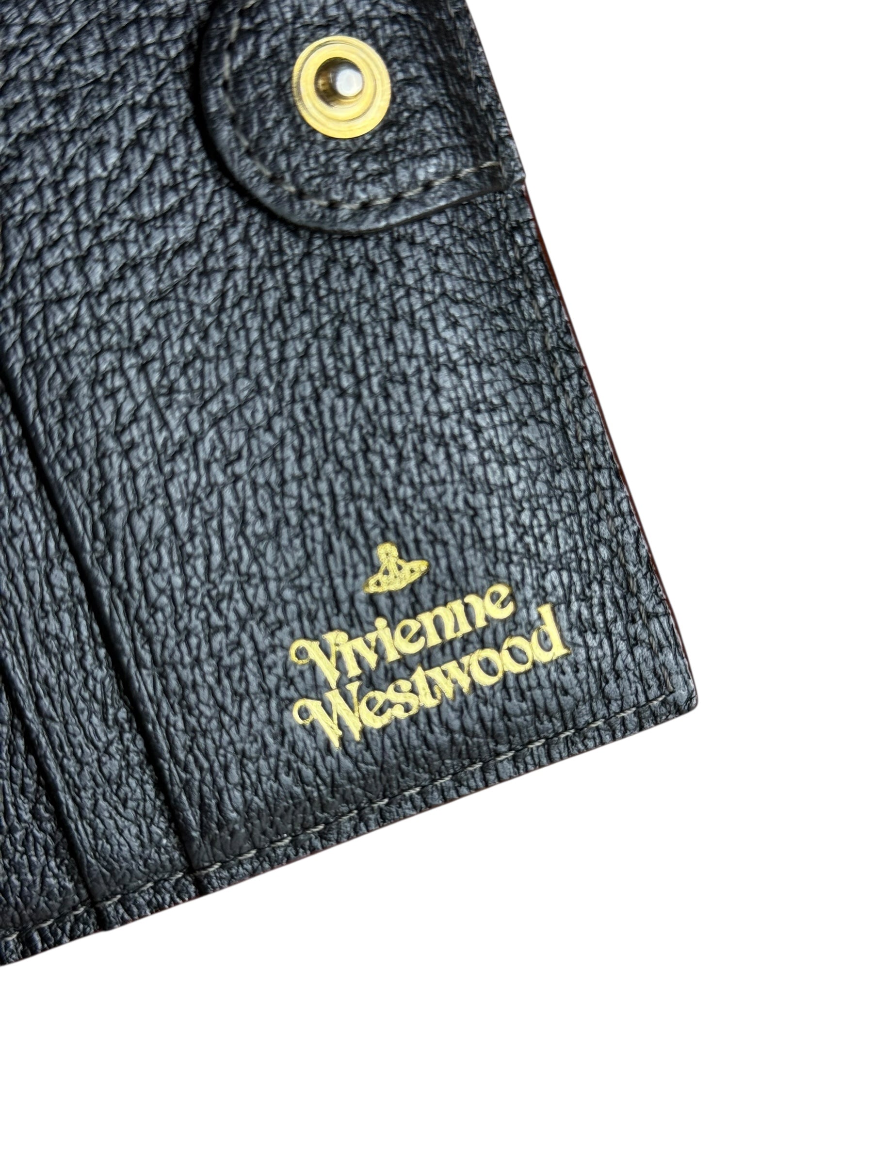 Vivienne Westwood Leather Orb Emblem Wallet