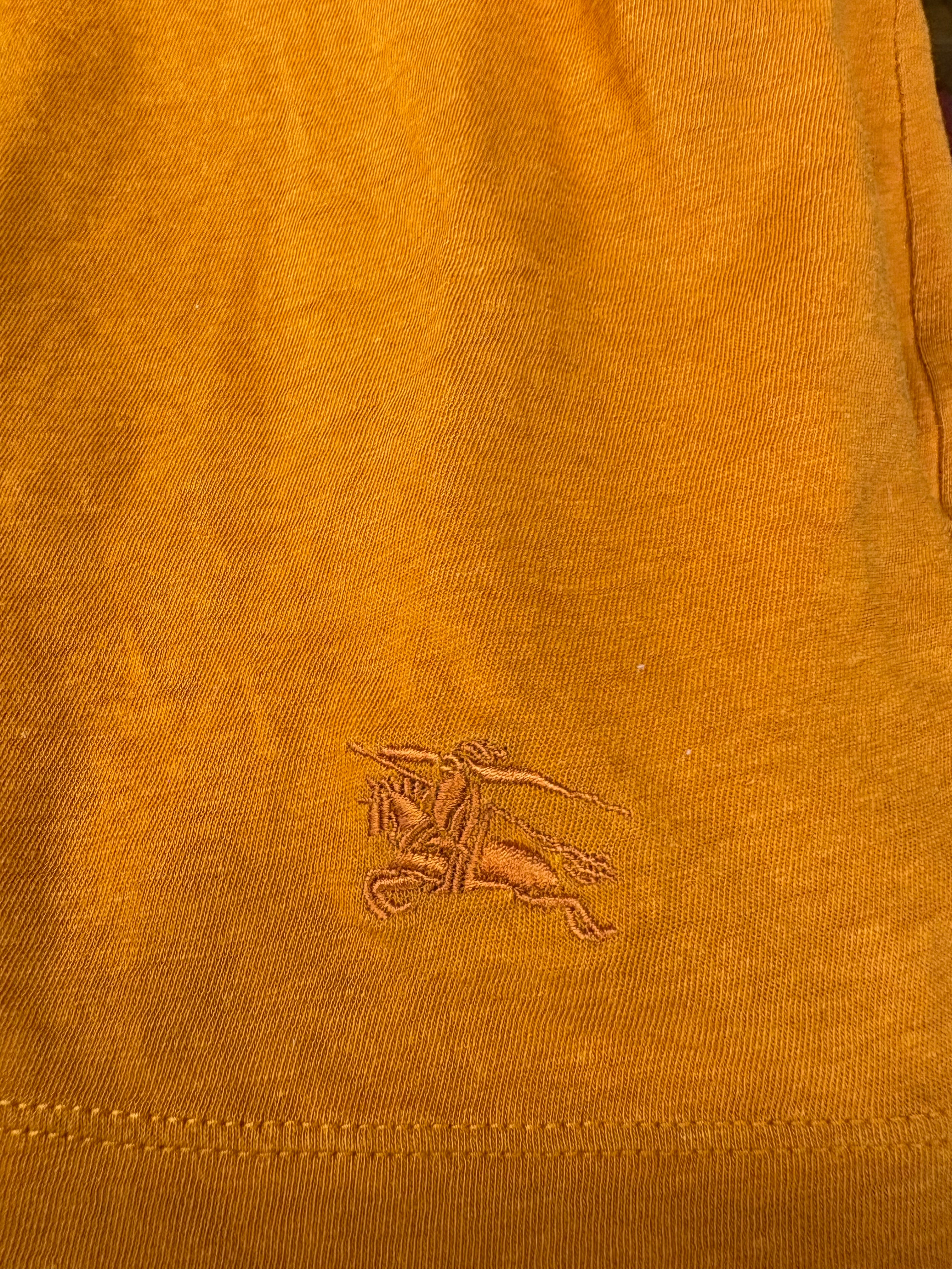 Burberry Vintage Orange Henley Top