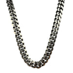 24 Inch .925 Sterling Sliver Cuban Necklace