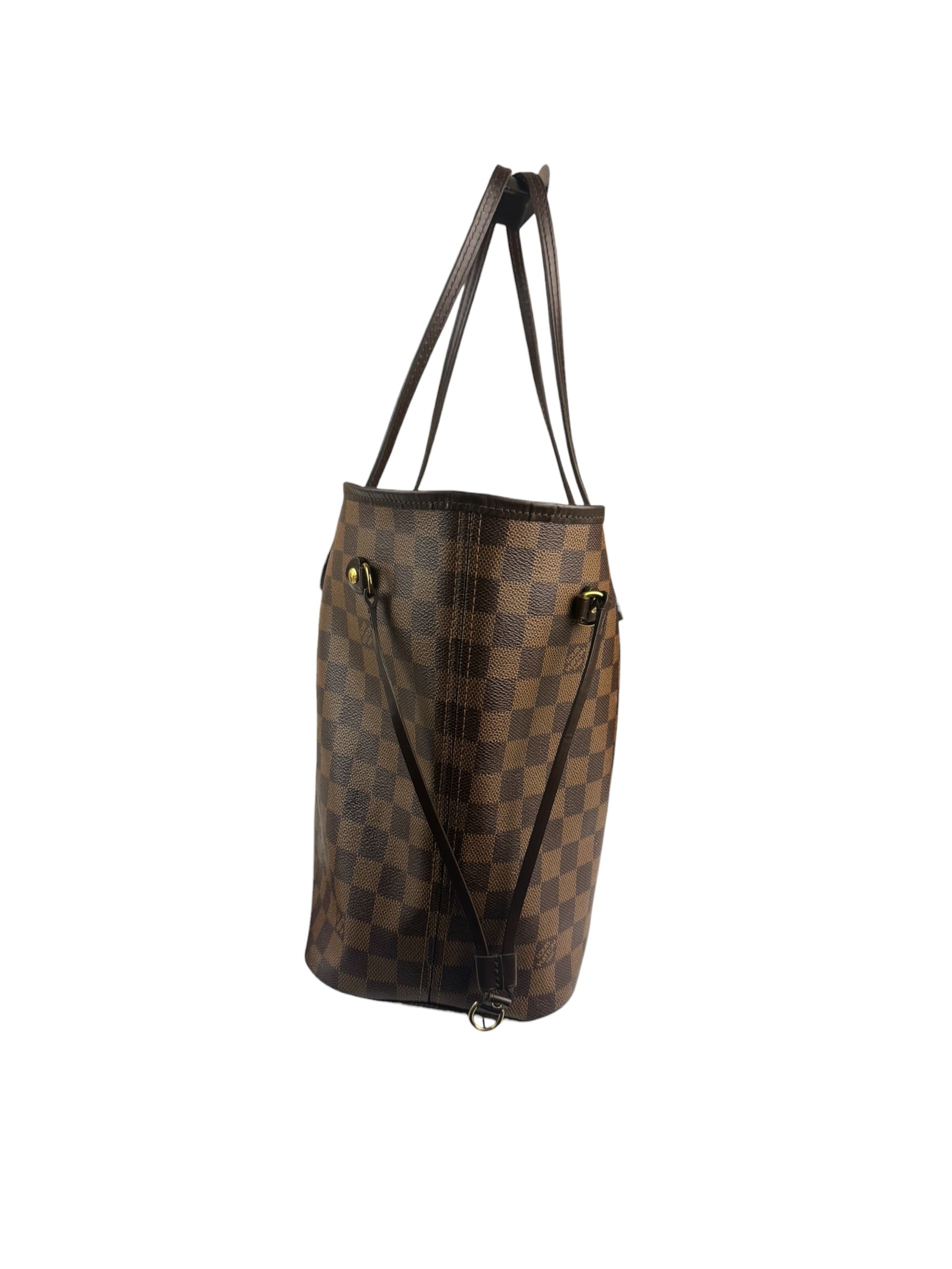 Louis Vuitton Damier Ebene Neverful MM Tote Bag