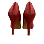 Chanel Floral Lace Red Heel