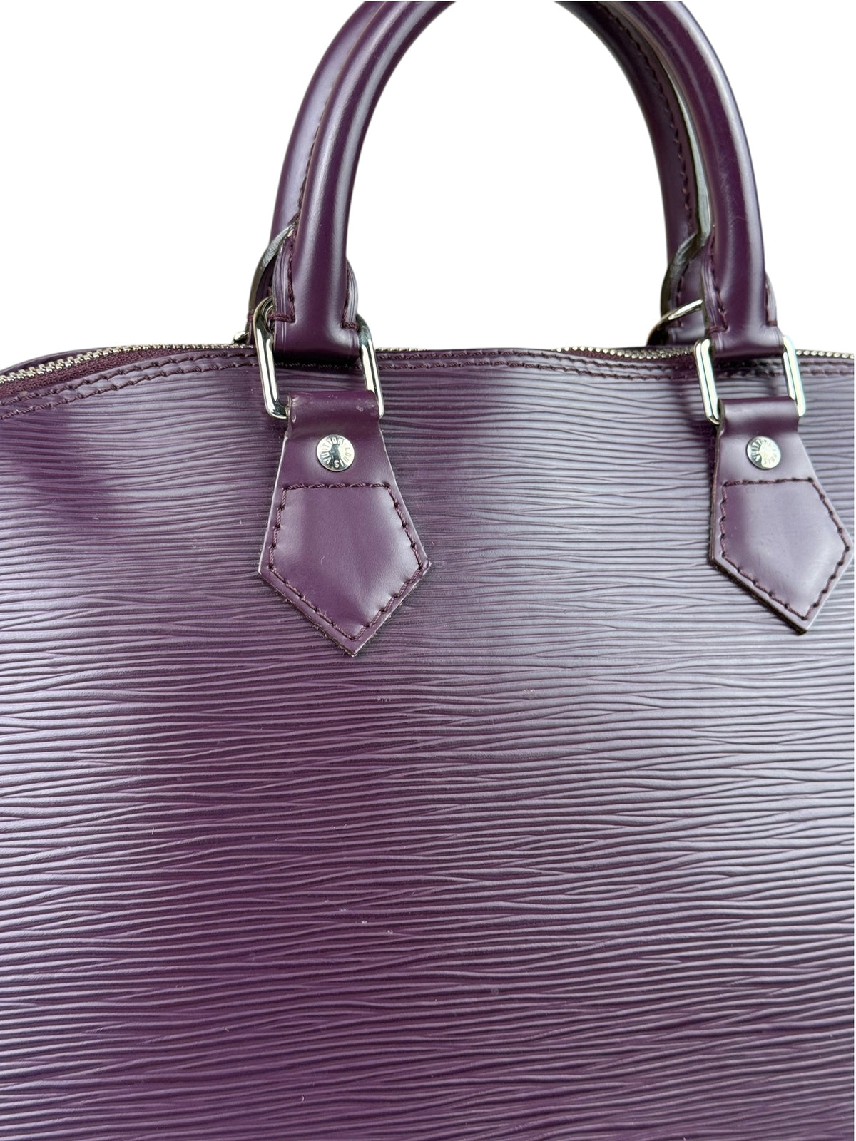 Louis Vuitton Epi Leather Alma Plum MM