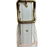 Louis Vuitton White Leather Monogram Moon Empreinte Pochette
