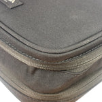 Prada Beauty Black Canvas Travel Cosmetic Pouch