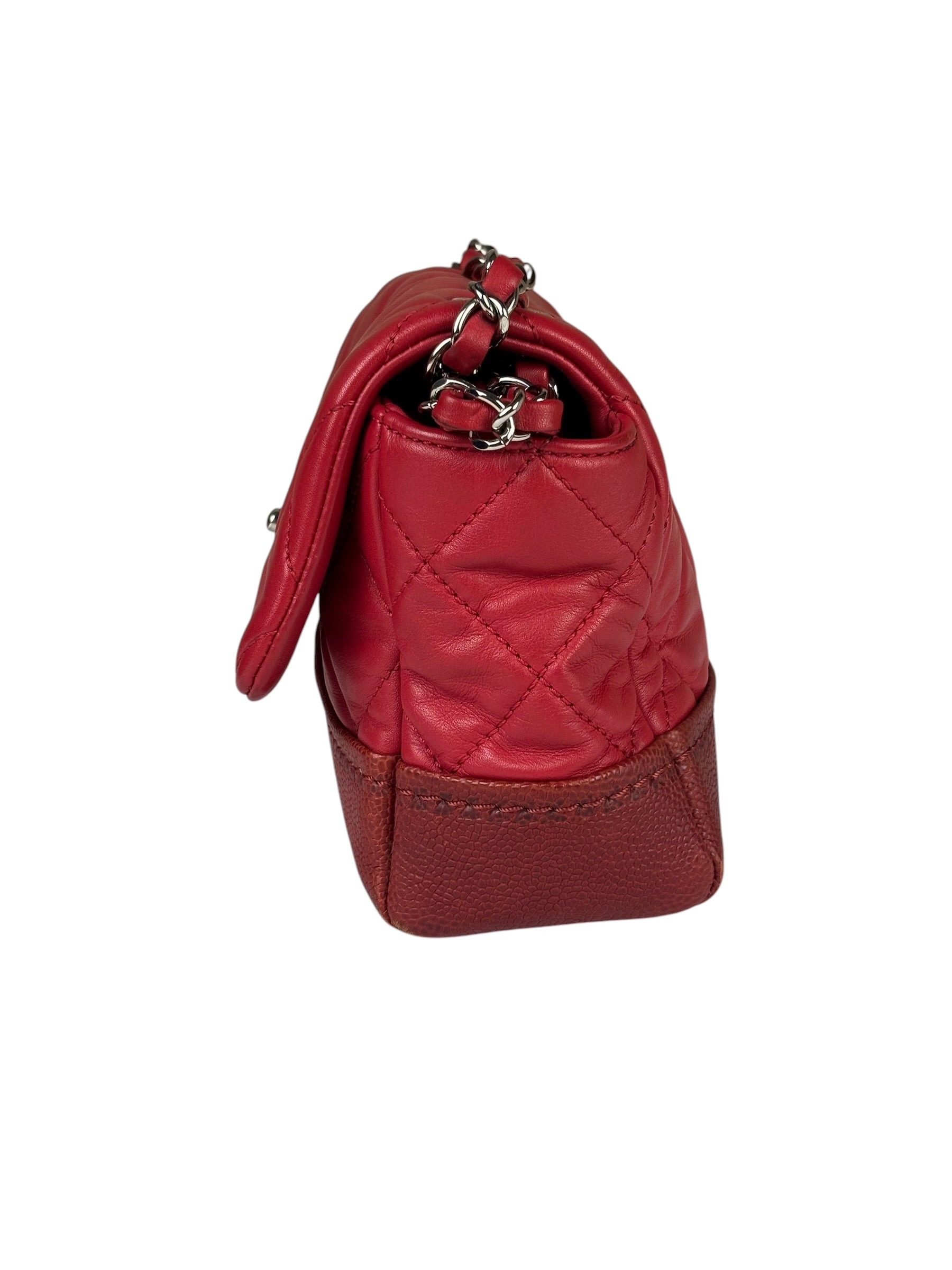 Chanel Red Quilted Leather Boy Flap Bag 2014