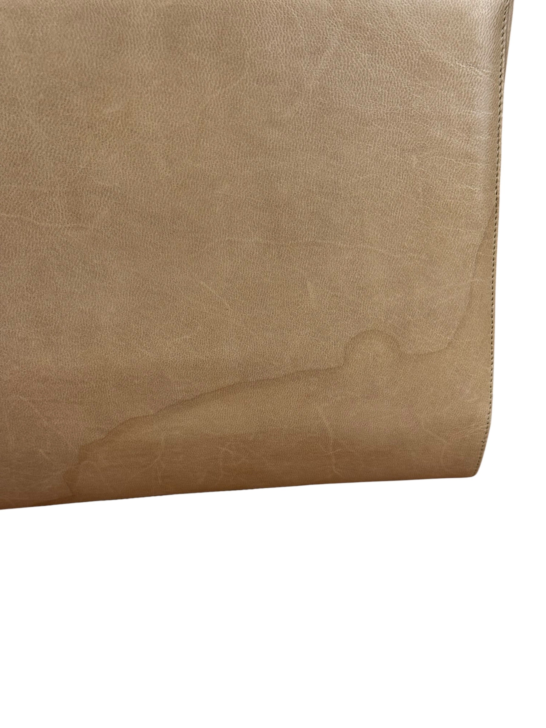 Bally Leather Bow Clutch