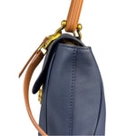Burberry Navy Blue/Brown Dk88 Medium Two-Way Bag