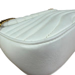 Louis Vuitton White Leather New Wave Multi Crossbody Pochette