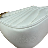Louis Vuitton White Leather New Wave Multi Crossbody Pochette
