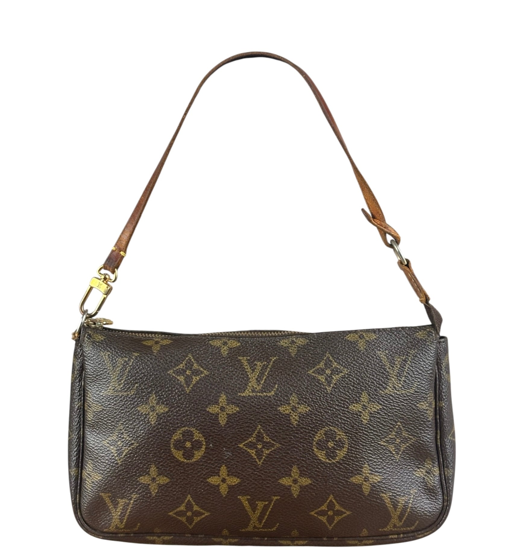 Louis Vuitton Leather Monogram Pochette