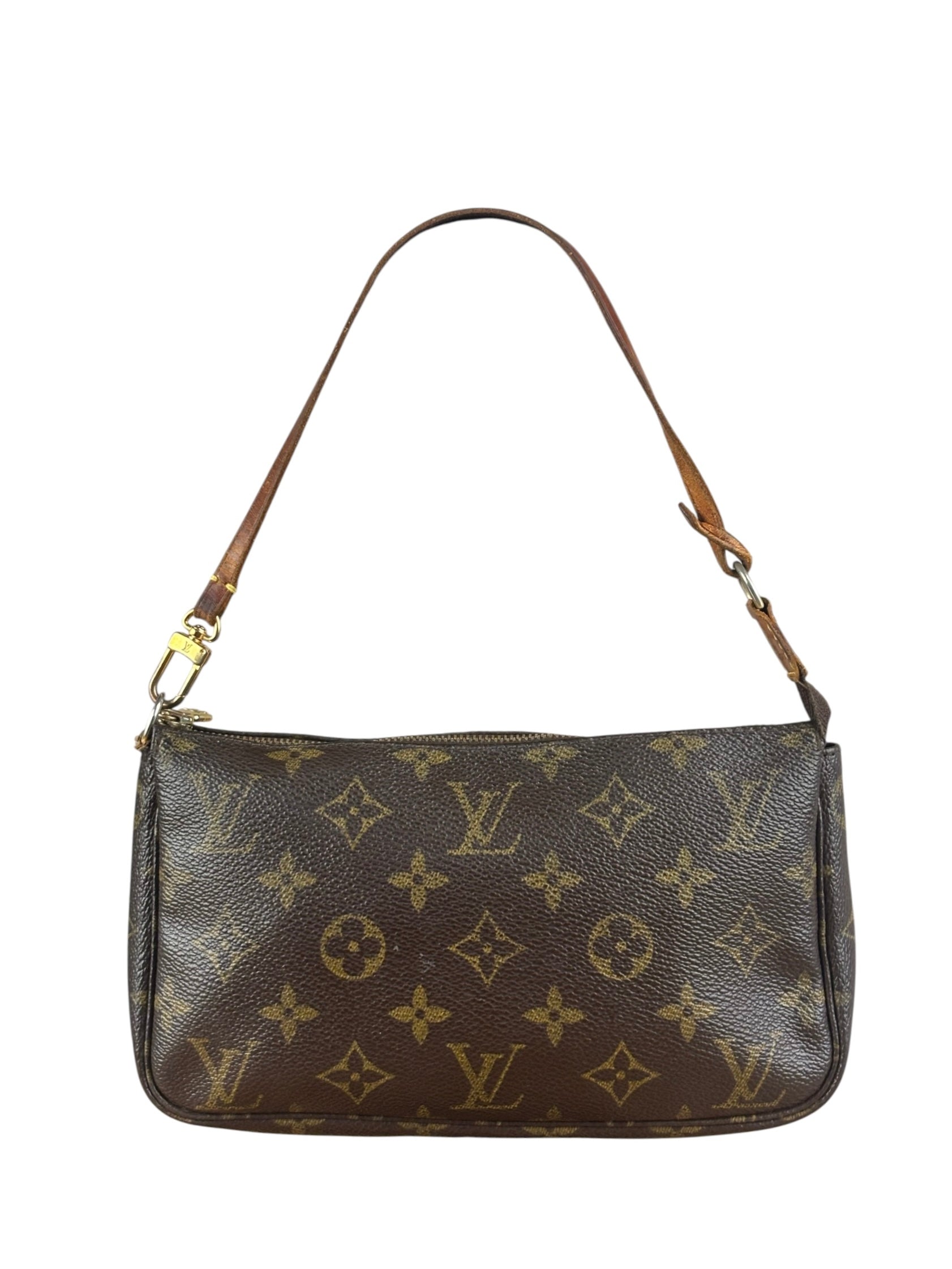 Louis Vuitton Leather Monogram Pochette