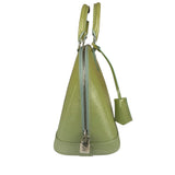 Louis Vuitton Green Patent Epi Alma Handbag