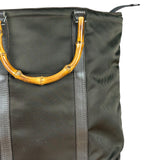 Gucci Nylon Bamboo Top Handle Bag
