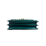 Bvlgari Green Leather Serpenti Forever Shoulder Bag