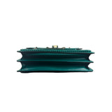 Bvlgari Green Leather Serpenti Forever Shoulder Bag