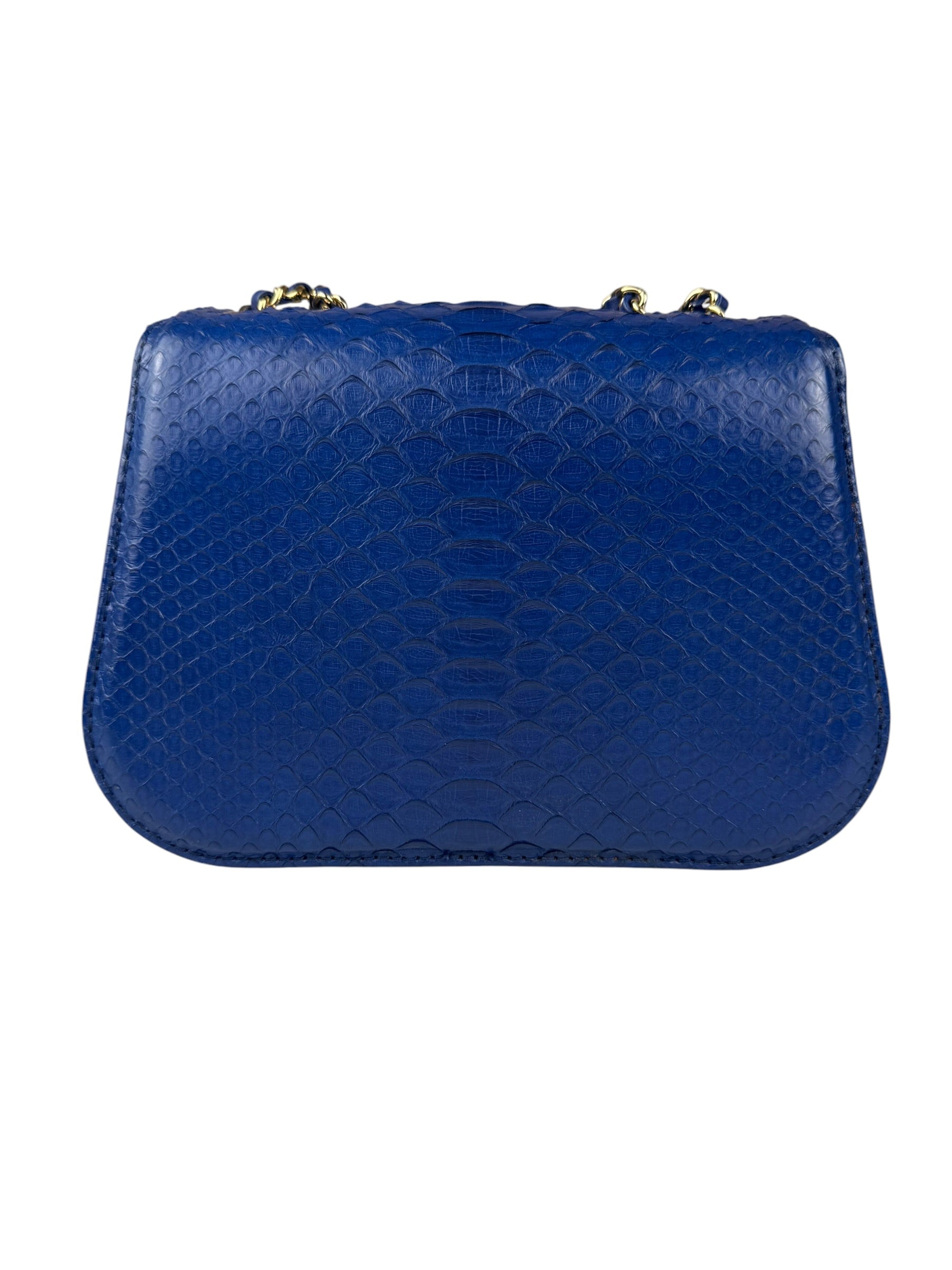 Chanel Braided Chic Python Flap Bag 2017