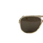 Gucci GG1105S Oversized Aviator Gold-Tone Sunglasses