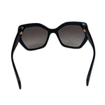 Prada Black Acetate Oversized Sunglasses