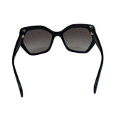Prada Black Acetate Oversized Sunglasses