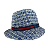 Gucci GG Logo Blue Denim Bucket Hat
