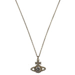 Vivienne Westwood Rhinestone Orb Pendant Necklace
