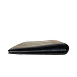 Valentino Black Leather Long Wallet