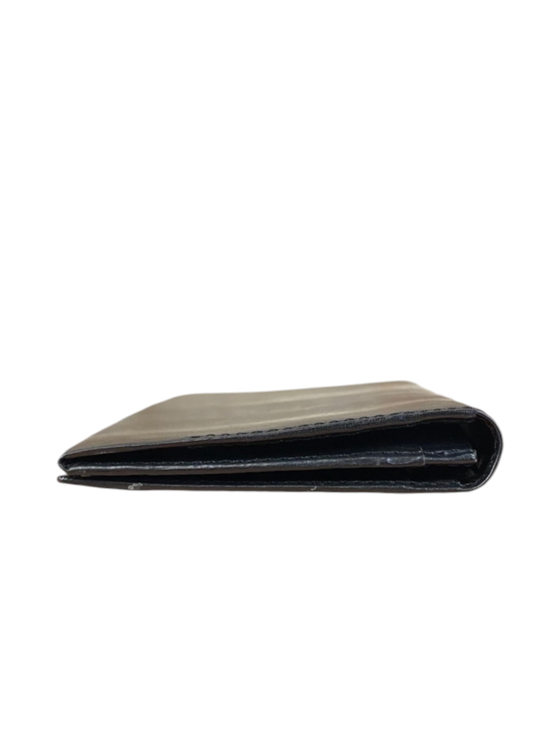 Valentino Black Leather Long Wallet