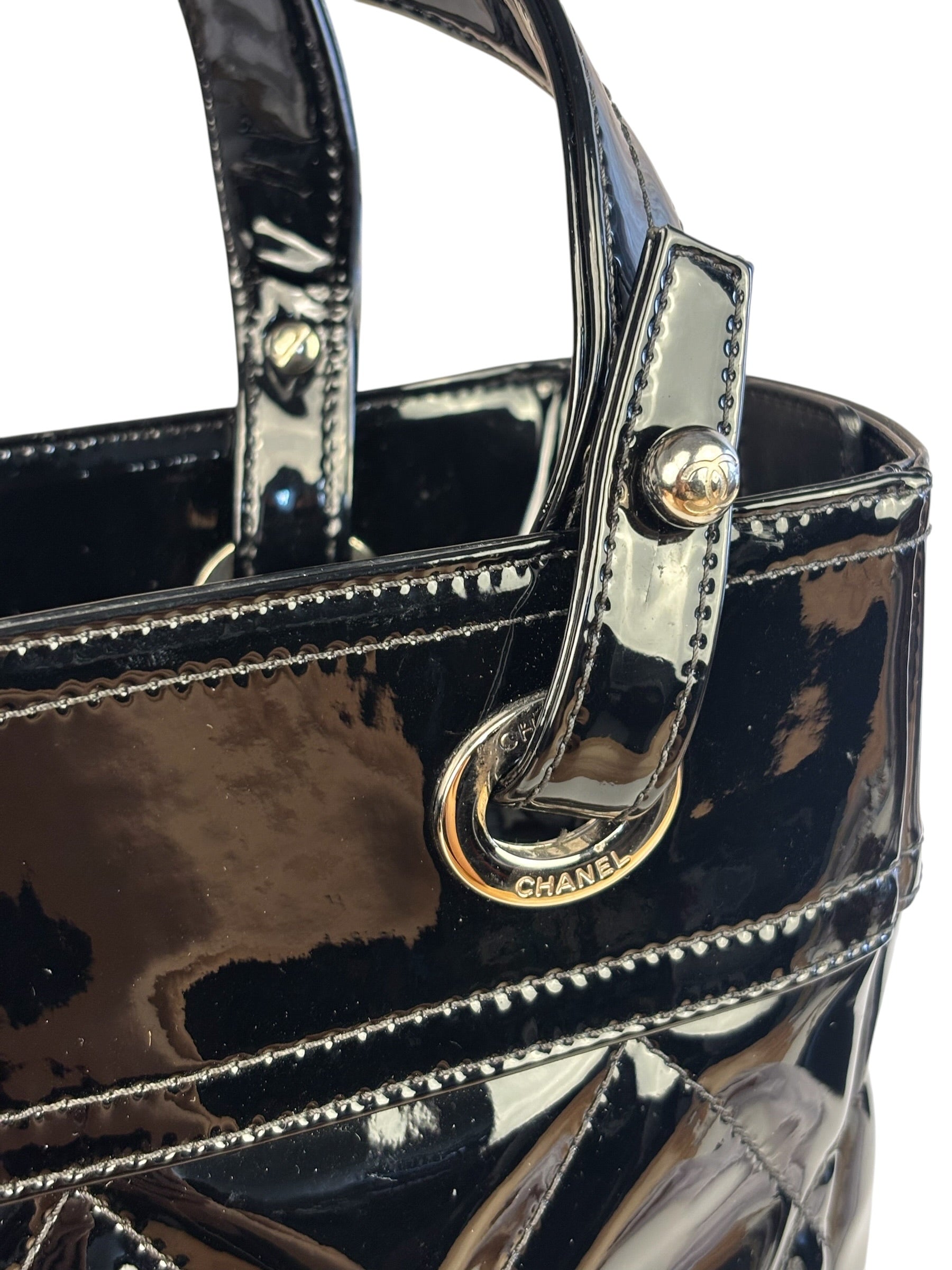 Chanel Black Leather Paris-Biarritz Tote